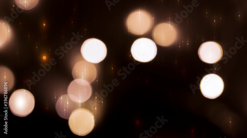 Beautiful festive bokeh on ...