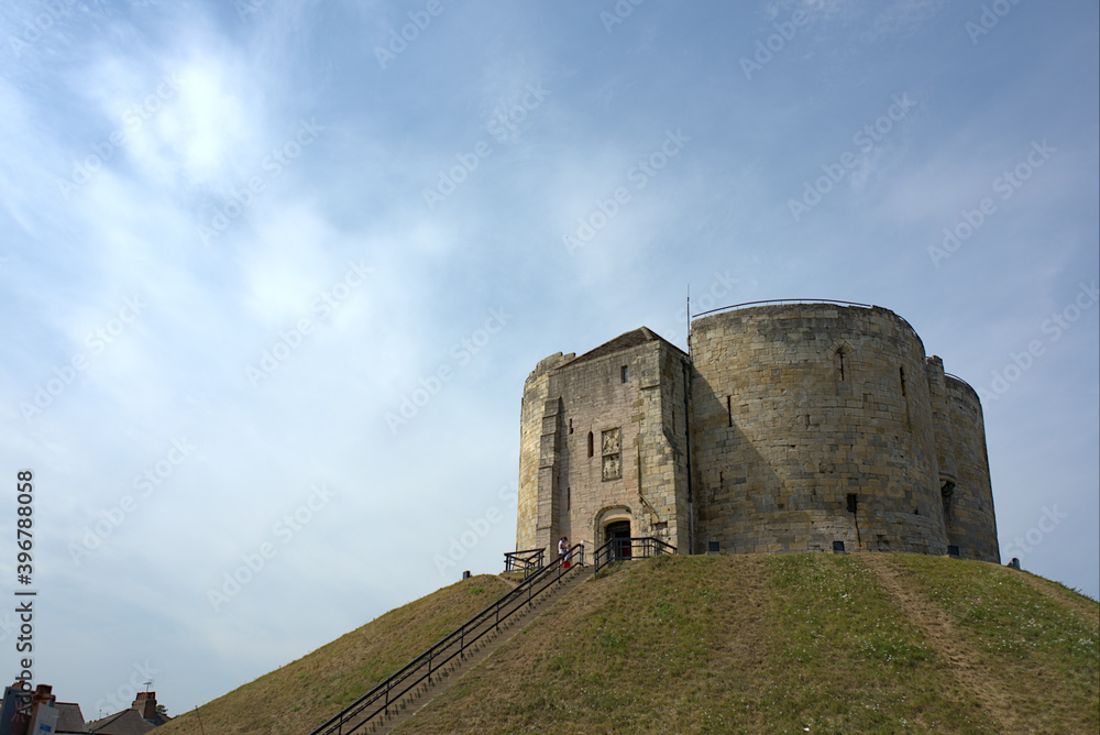 ruins of a castle on a hill
