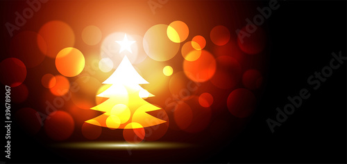 albero di natale, cartolina di natale, albero, natale	
