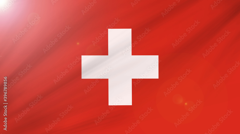 The national flag of Switzerland. August, 01- National Day of Switzerland. Alliance against the Holy Roman Empire in 1291. The national flag of Switzerland. August, 01- National Day of Switzerland. Alliance against the Holy Roman Empire in 1291.