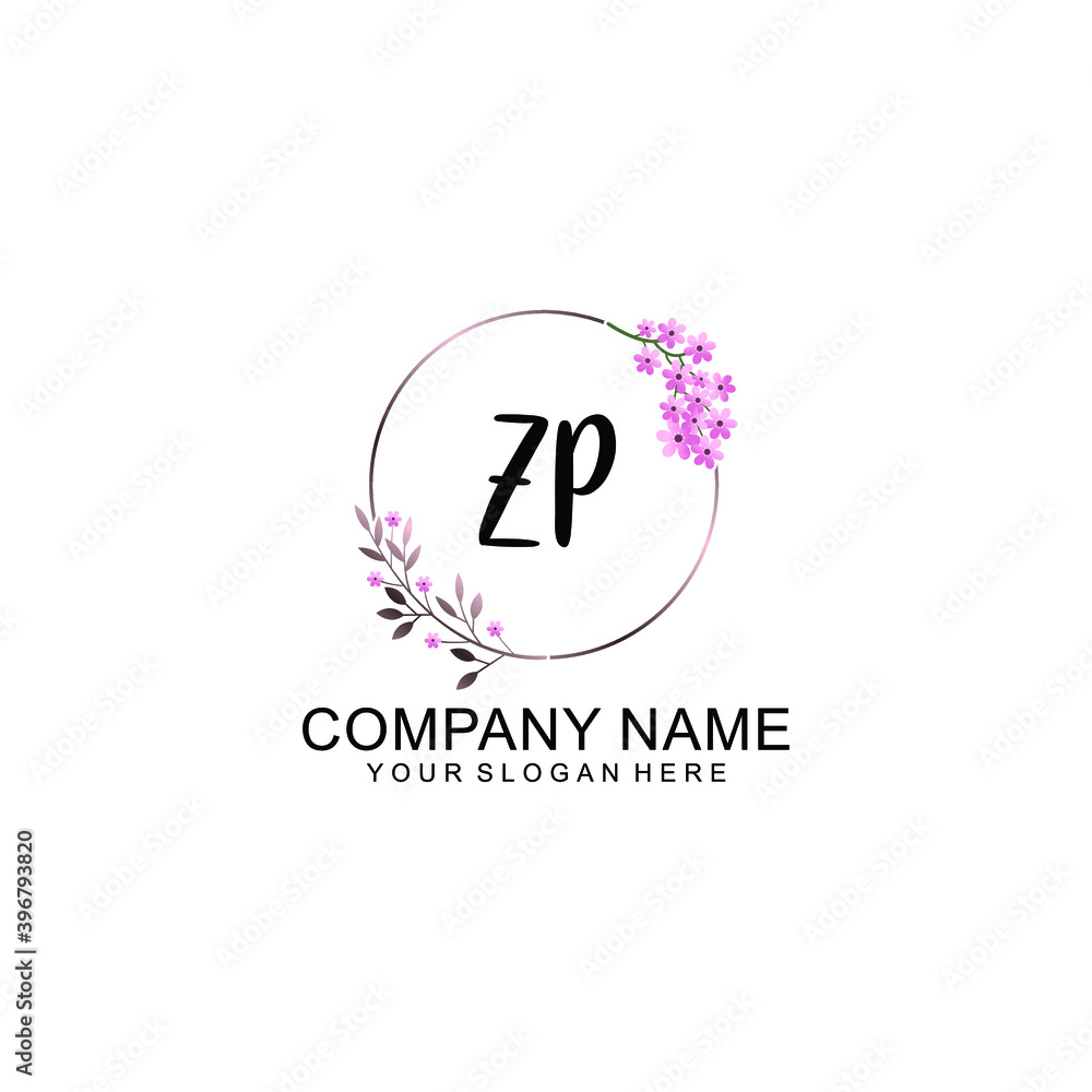 Initial ZP Handwriting, Wedding Monogram Logo Design, Modern Minimalistic and Floral templates for Invitation cards Initial ZP Handwriting, Wedding Monogram Logo Design, Modern Minimalistic and Floral templates for Invitation cards