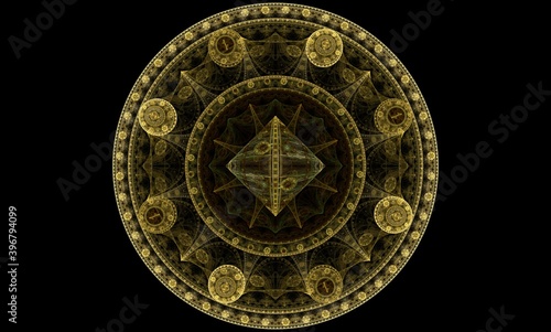 Abstract fractal pattern and shape