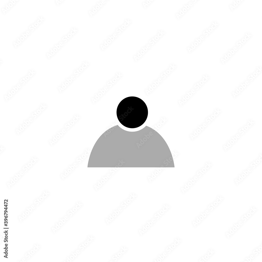 Business person icon, sign, symbol isolated on white Business person icon, sign, symbol isolated on white