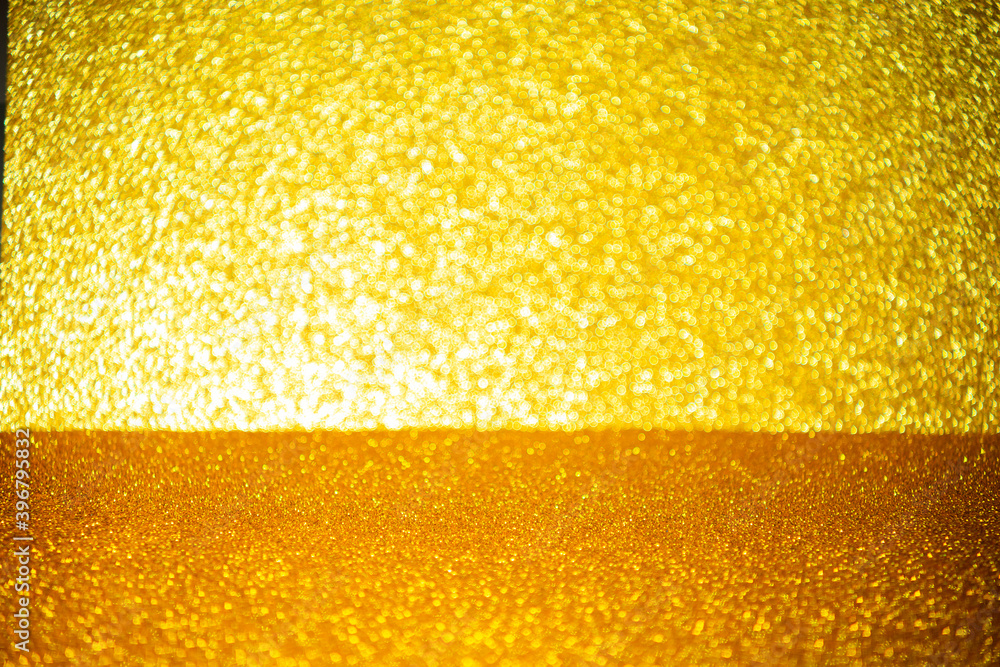 Gold glitter lights texture bokeh background Christmas Gold glitter lights texture bokeh background Christmas