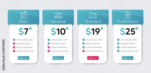 Interview documents, Graph laptop and Recovery laptop line icons set. Price table chart, business plan template. Smartphone buying sign. Cv attachment, Mobile report, Backup data. Vector