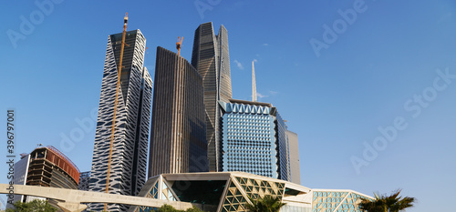 Photography King Abdullah Financial District in Riyadh Saudi Arabia