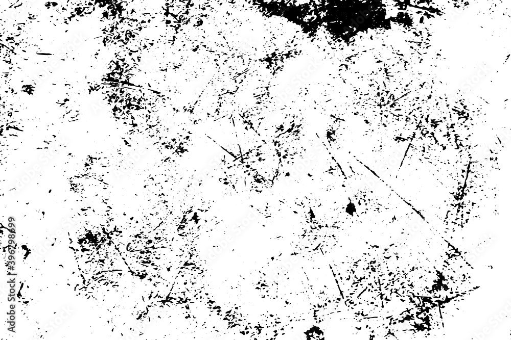 Obraz premium Grunge black and white texture background (Vector). Use for decoration, aging or old layer