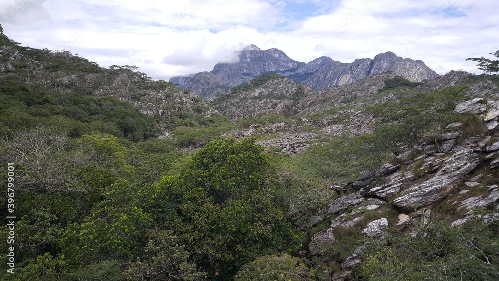 Mountain range around Chimanimani National Park Mountain range around Chimanimani National Park