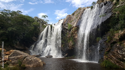 Fototapeta Naklejka Na Ścianę i Meble -  Waterfall at Chimanimani National Park
