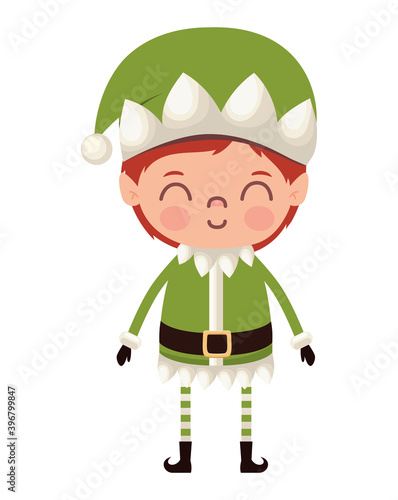elf male with a green suit