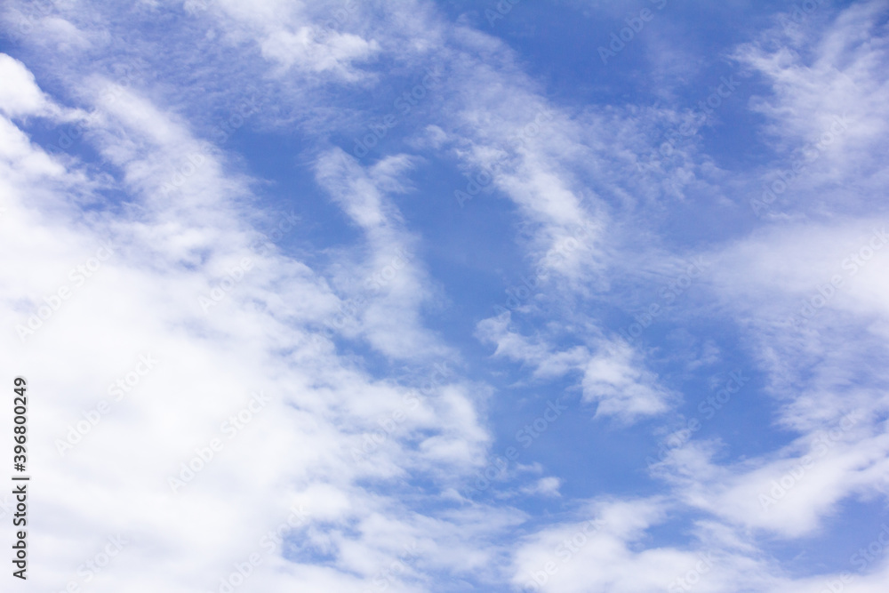 Clear blue color sky with white cloud background Clear blue color sky with white cloud background