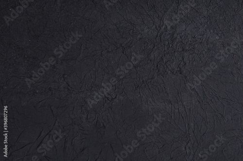 Dark grunge texture background - Black wall