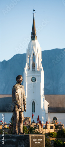 Statue of Nelson Mandela / Madiba in Worcester South Africa