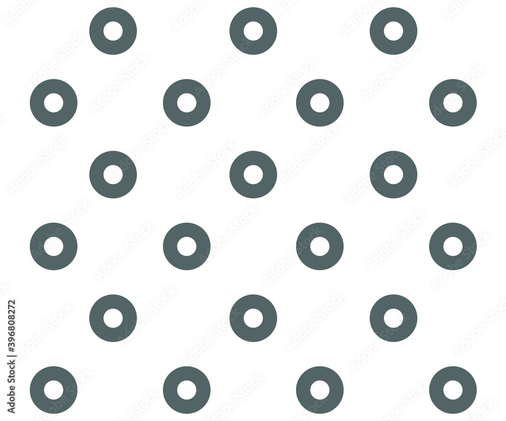 black and white polka dot pattern background vector