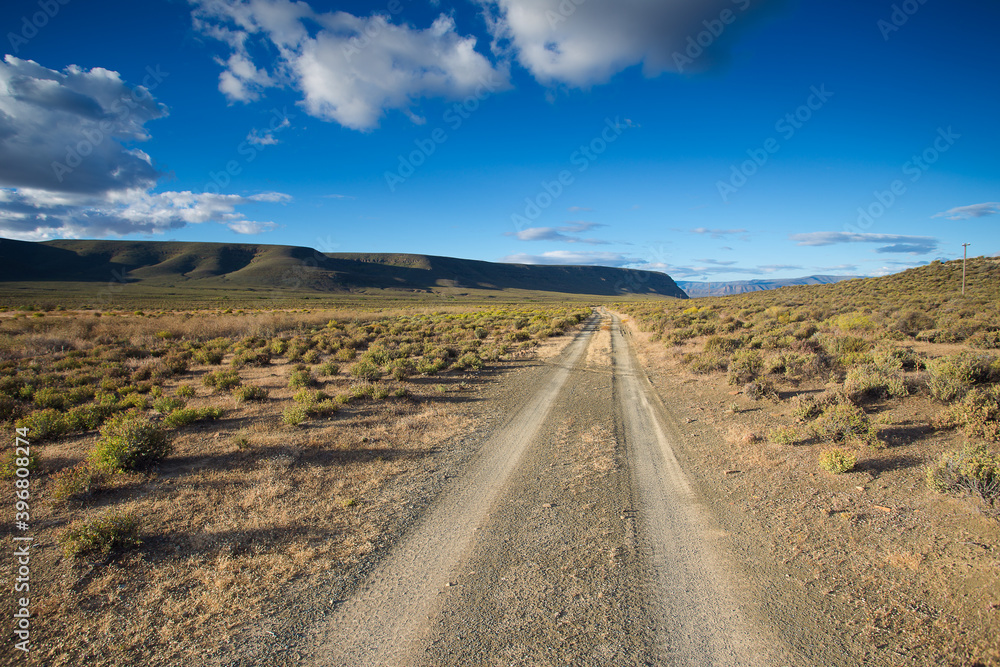 Wide Angle view over the Tankwa Karoo in the Northern Cape of South Africa Wide Angle view over the Tankwa Karoo in the Northern Cape of South Africa