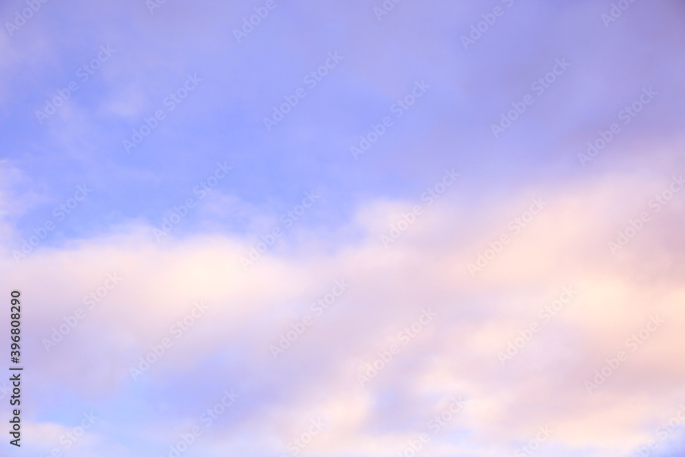beautiful abstract clouds background in pastel tones