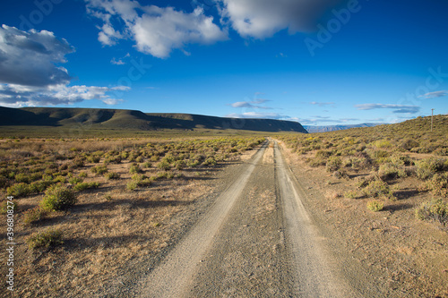 Wide Angle view over the Tankwa Karoo in the Northern Cape of South Africa