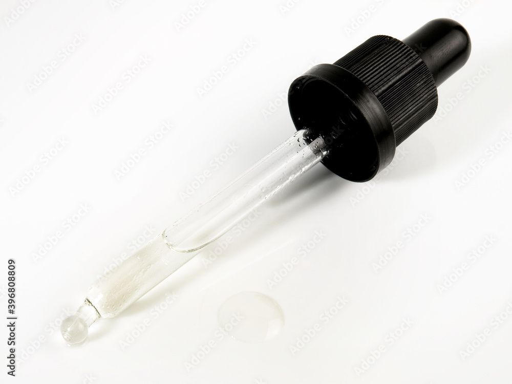Liquid Vitamin D Drop isolated on white Background Liquid Vitamin D Drop isolated on white Background