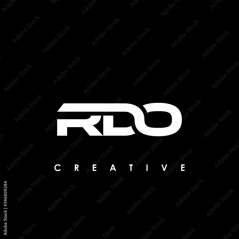 RDO Letter Initial Logo Design Template Vector Illustration