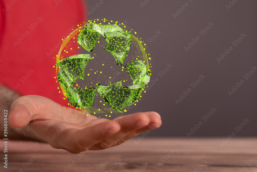 eco Concept of recycling - 3d rendering ecology eco Concept of recycling - 3d rendering ecology