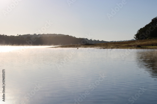 sunrise over the river