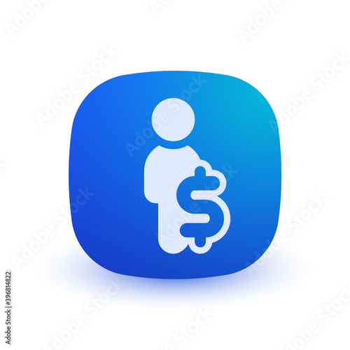 Business Money - Button