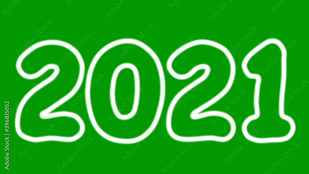 2021 motion graphics with green screen background 2021 motion graphics with green screen background
