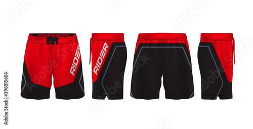 sport shorts design template,pants fashion vector illustration.