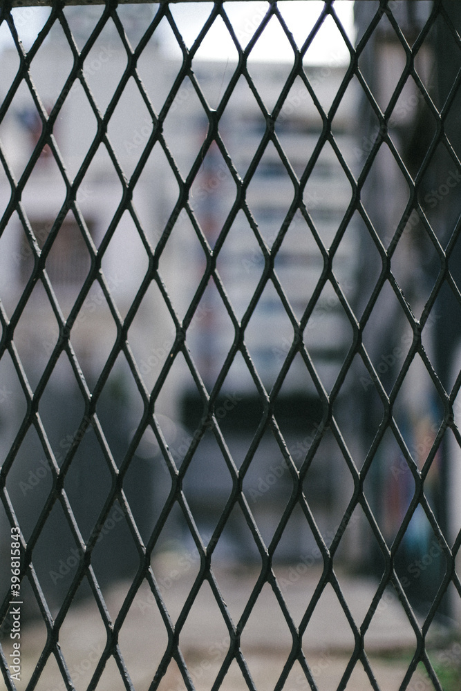 Fototapeta premium chain link fence