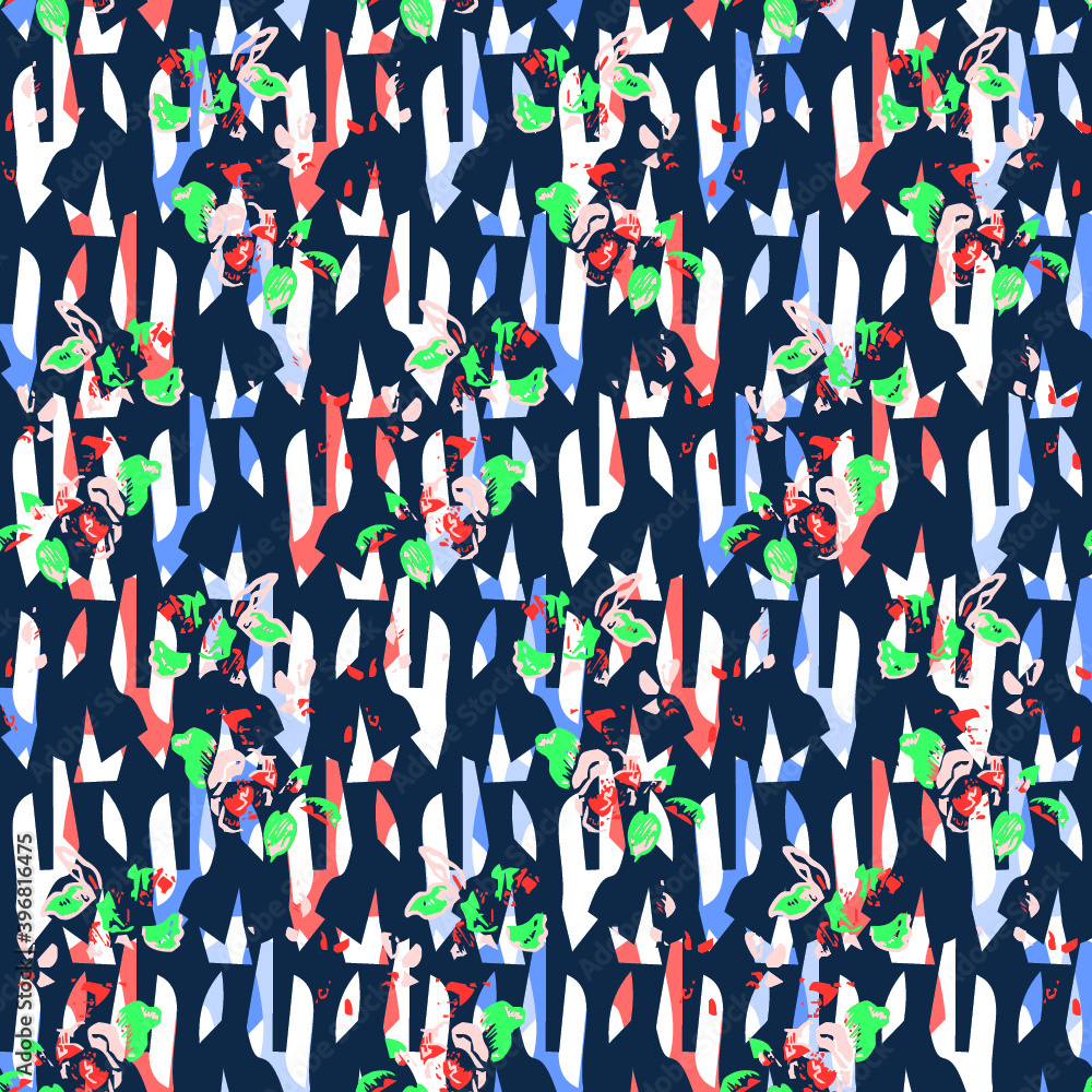 Obraz premium seamless pattern with butterflies