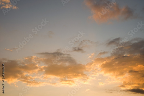 sunset sky with clouds © tritanee