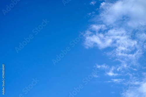 blue sky with clouds