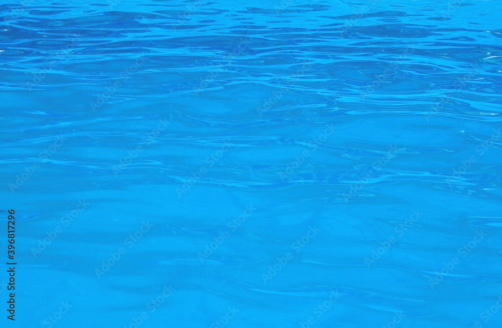 Sea water.  Blue water