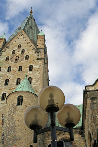 cathedral to paderborn, nrw, germany,
