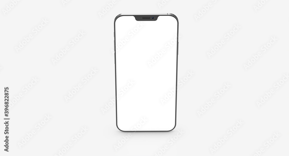 a digital smartphone device mobile phone 3d isolated a digital smartphone device mobile phone 3d isolated