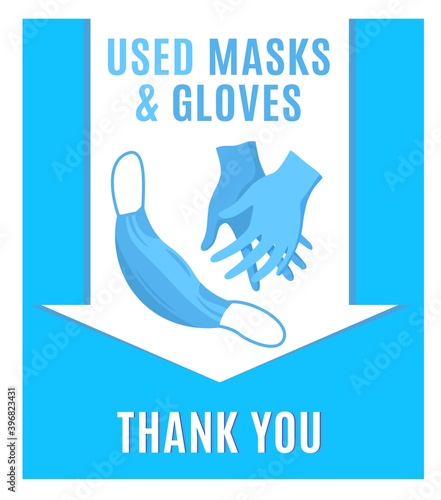 Dispose of face masks here