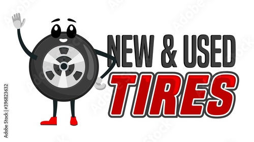 Tires shop banner