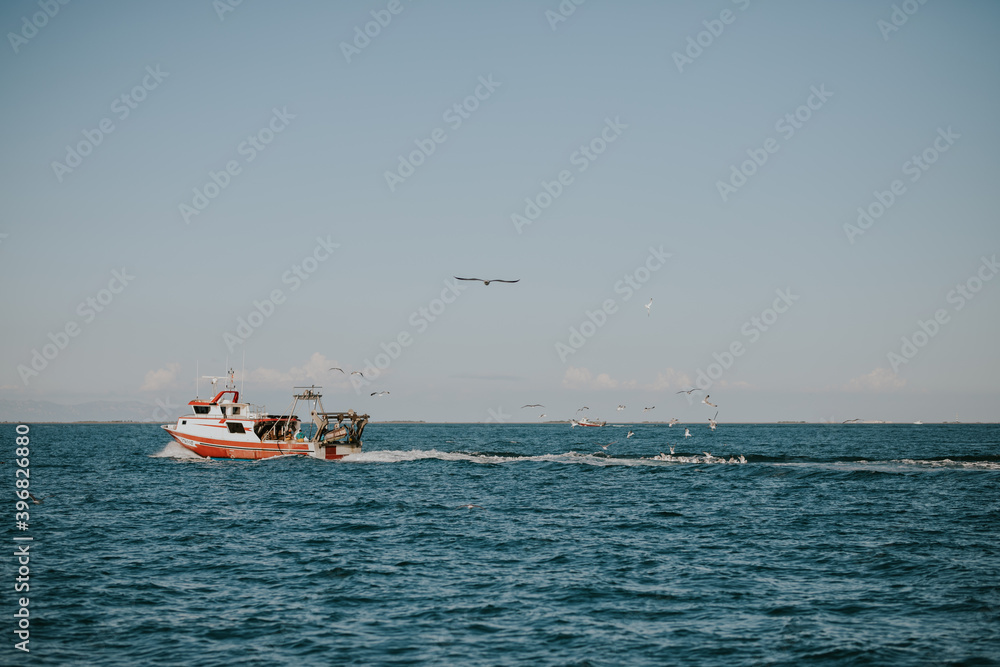 Barco de pescadores.