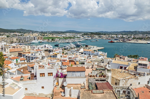 Old part of the town in Ibiza, Spain © Igor