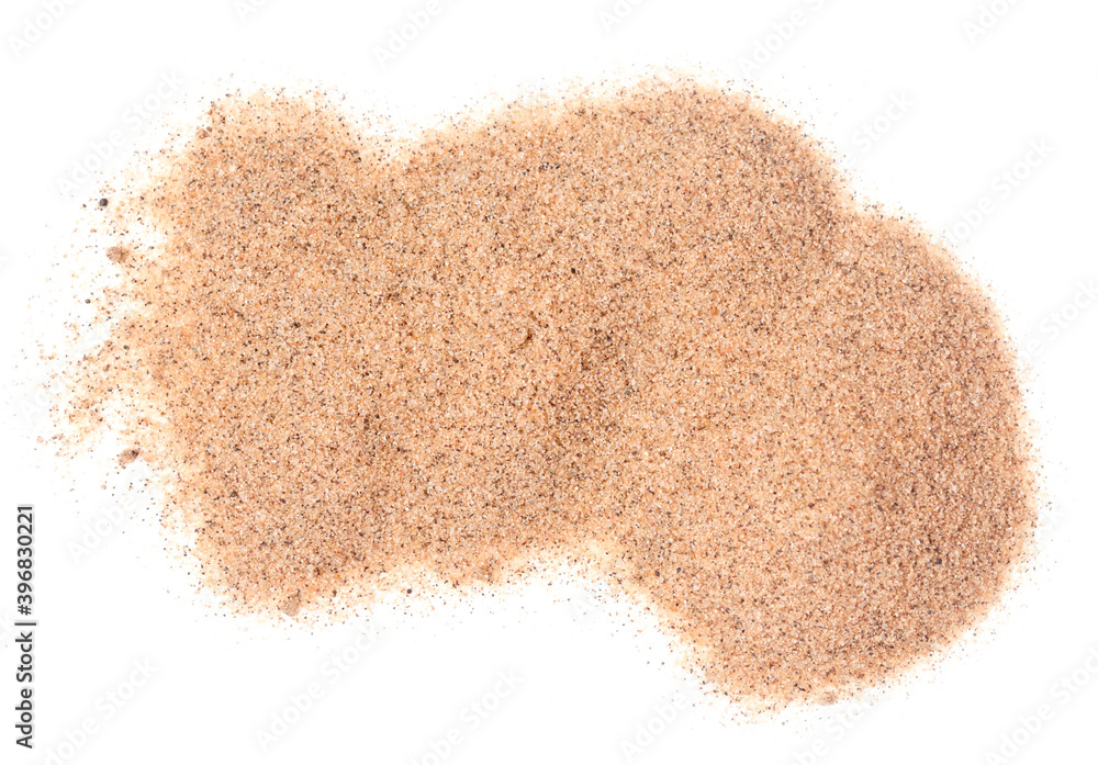 Sand on white Sand on white