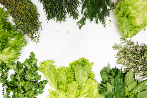 Different types of fresh ga...