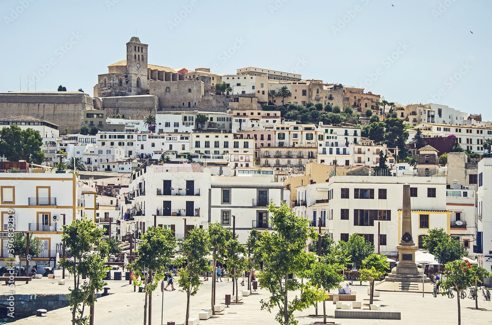 Old town of Ibiza, Spain