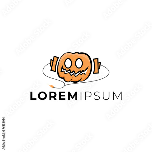 Pumpkin music logo design