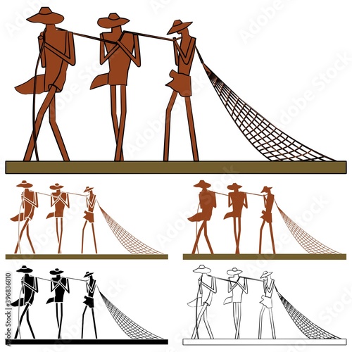 statue to fishermen, Maranhao, Brazil.