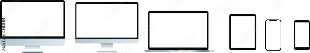 monitor laptop and phone