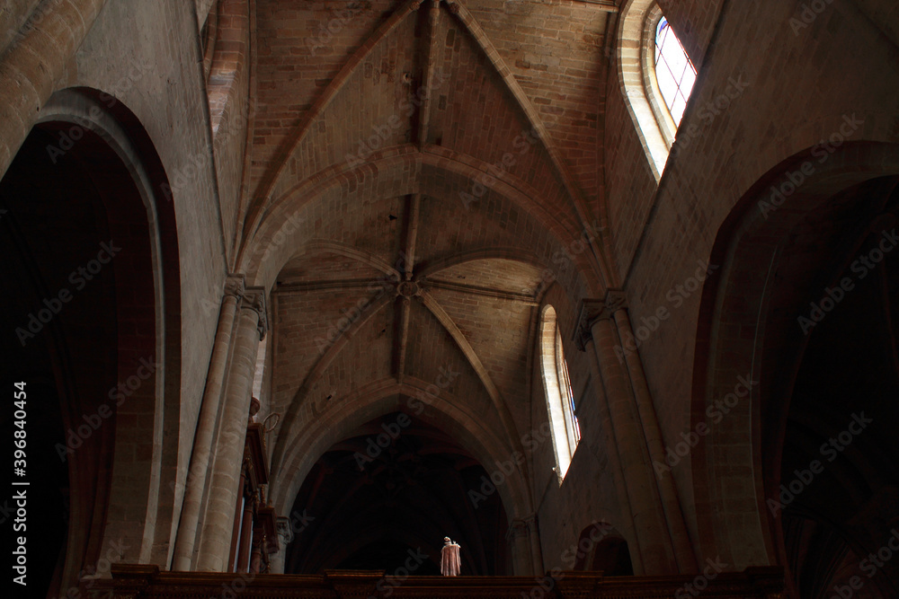 Detalle de la cupula de la Catedral de Santo Domingo de la Calzada.