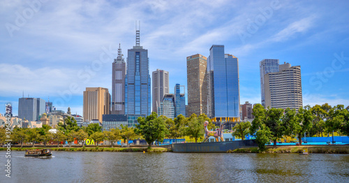 Melbourne down town view