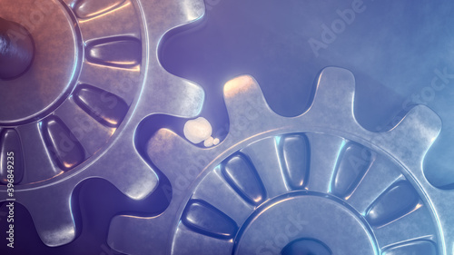 Φωτογραφία sand between connected gears malfunction
