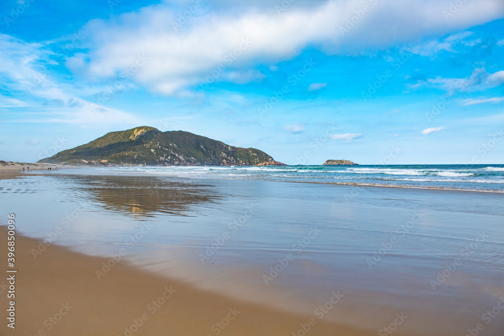 beach with sky Tropical beach, Santinho beach, Florianopolis, Santa Catarina, Brazil, Florianópolis,