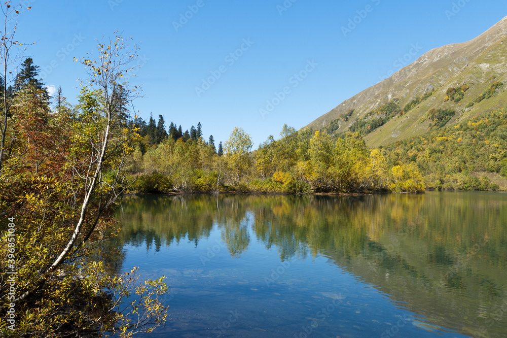 Autumn in the mountains, Caucasus Autumn in the mountains, Caucasus